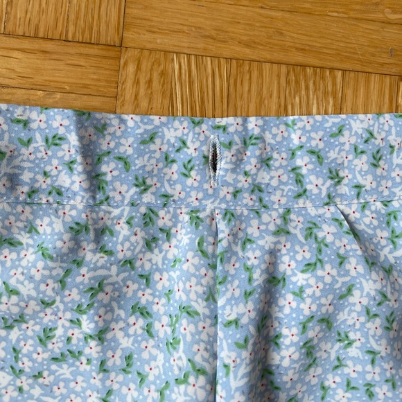 Ditsy Floral Tie Side Wrap Skirt - Picture 10 of 12